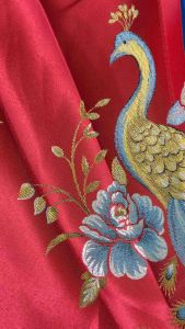 ผ้าม่านหน้าต่าง ผ้าม่านประตู ลายนกยุงเจาะห่วงตาไก่ม่านสำเร็จรูป กันแสง90 ถึง 98%