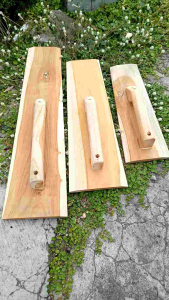 RASKAM SUDU KAYU JATI TROWEL PENGHALUS PLESTER