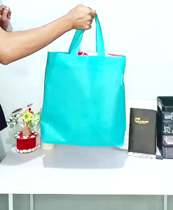 Lusinan 12 Tas Kain Spunbond Uk 30x40x10 cm GOODIEBAG Untuk Kantong Belanja Souvenir Snack Totebag