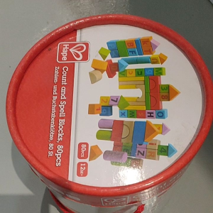 HAPE 80 PCS BARRELED BLOCKS HP8402