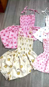 Sét bộ đùi áo dây nhún chất Kate dày siêu xinh