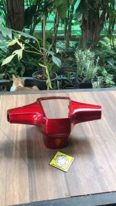 หน้ากาก บน - ล่าง C700 C900 สีแดง