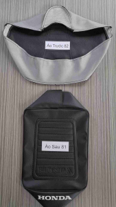 Combo Áo Yên Trước Sau Cub 82 81 Đen Form Zin Hàng Đẹp Loại 1 . Lưu Ý Ra Thợ Bấm Ghim . Da Yên Thái Dầy Mịn NK Vvv...Zvx