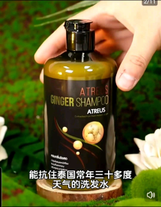 ATREUS Ginger Hair Conditioner (250ml) with Real Ginger Bits!