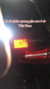 Tem Logo Sticker Cờ Việt Nam phản Quang Dán Trang Trí Ô Tô Xe Máy