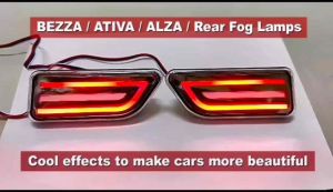 Vemart perodua bezza rear bumper Led lam accessories