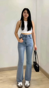 HW Cutbray Jeans Wanita - Celana Cutbray Strecht Kekinian - Cutbray Flared- Streetch Premium Quality