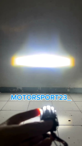 LAMPU SOROT LED LASER D2 HI LOW CAHAYA PUTIH DC 12V 20W UNTUK MOTOR & MOBIL