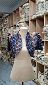 Modern Filipiniana Bolero ethnic lining heavy satin