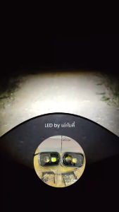 แพ็ค1ชิ้นMOTO-30W 2สเต็บไฟสูง/ต่ำในตัว เลนส์4D แสงสีขาว คัทออฟคมกริบ แสงพุ่ง