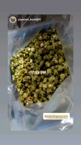 Popcorn Boom Premium Rasa Matcha  Mohon Baca Deskripsi sebelum membeli..