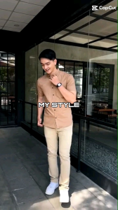 Baju Kemeja Pria Terbaru Polos Coksu Lengan Pendek Hem Slimfit Distro Premium