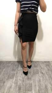 Rok Span Pencil Skirt Office: Rok Desain Pencil Kantoran