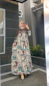 Gamis Terbaru Lebaran 2023 Modern Lebaran Mewah Elegan Import Dewasa Terbaru Kekinian Long Dress Wanita Muslimah Ibu Remaja Promo Diskon Termurah Setelan Terbaru Skyline by Spassy