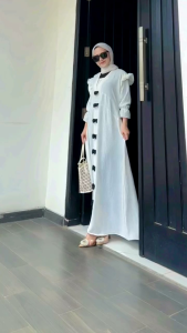 Fuji Pita Dress Gamis Wanita Remaja Crinkle Airflow Premium