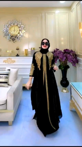 Empat Saudara - Gamis Abaya Turkey & Abaya Arab Hitam