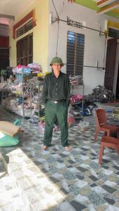 Áo KO8 CCB cúc đồng dành cho Nam Giới - Màu xanh ô lưu