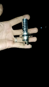 Lampu Utama LED H4 plus senja biru - Lampu depan tipe Laser dekat Putih jauh Kuning- Lampu utama Motor Jauh dekat - HIGH LOW