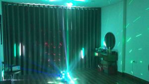 Đèn Moving 18 Mắt 3 Đầu Đảo Xoay VIET ULTRA (Led + Laser)