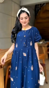Daster Chibi Jumbo Bahan Rayon Bumil Busui Motif Kekinian Best Seller Murah