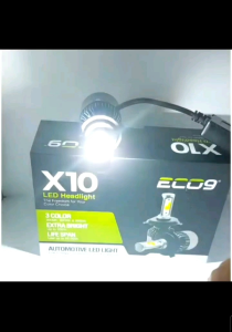 LAMPU LED FOGLAMP HEADLAPM MOBIL 3 WARNA H11 HB4 NINE LUXIMOS X10 EXTREME BRIGHT