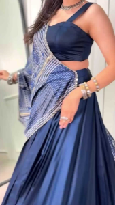Soft Satin Lehenga