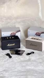 MARSHALII มาแชลลำโพงแท้ ลำโพงมาแชล ลำโพงบลูทูธ ลำโพงเบสหนักๆ ลําโพงบลูทูธเบสหนัก Bluetooth Speakerบลูทูธ 5.3 ระยะการส่งข้อมูล ลำโพงแท้ 25M เชื่อมต่ออุปกรณ์ได้หลายเครื่อง ลำโพงบลูทูธแท้ ลำโพงสำหรับใช้ในบ้าน H280