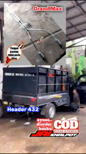 Grand max Pick up & minibus knalpot racing header 432 Resonator