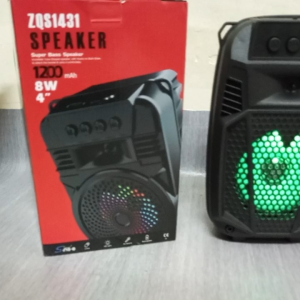 ready stock ... ZQS 1431 MODEL  SPEAKER .. supeer bass speaker  1200 mah .8 w.. 4"