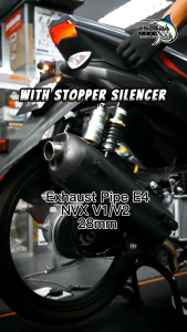 XRacing NVX 155 V1 V2 STANDARD RACING EXHAUST ESPADA E4 28MM