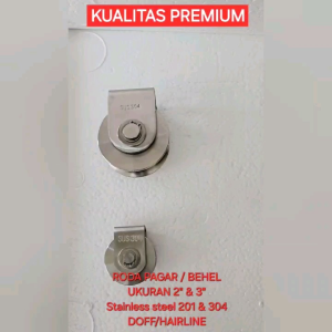 RODA PAGAR ORNAMEN AKSESORI PAGER BEHEL 2 INCH 3 INCH BEARING STAINLESS STEEL 201 DAN 304