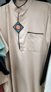 JUBBAH MALIK – PREMIUM VISCOSE SATIN-05 Colours - 05 Sizes - 03 Pockets