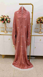 Al Arofah Mukena Terusan Rayon tropical Dewasa Bordir Bahan RayonSutra & katun micro premium