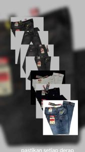 BLESSINDO STORE//JEANS STANDAR PRIA//CELANA JEANS PANJANG PRIA ORIGINAL LUIS LUISINDO//JEANS FASHION PRIA TERKINI-SNOW WASH