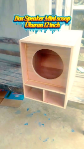 Box Mini Scoop 12 inch Cocok untuk Speaker Subwoofer