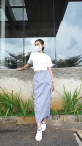 Rok Cargo Skirt Premium By Caricia