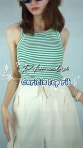 Caricia TANKTOP Crop Tank Top Baju Atasan