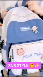3N3STYLE BACK TO SCHOOL TAS RANSEL SEKOLAH ANAK SD TAS RANSEL ANAK PEREMPUAN SD