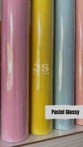 [ ROLL ] Sticker Pastel Glossy / Skotlet Pastel