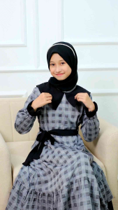 LONG DREES KOREAN KIDS AND TEEN SERIES!! MULAI 8 9 10 11 12 13 14 15 TAHUN GAMIS ANAK TANGGUNG REMAJA MAYSA BY CUTETRIK GAMIS ANAK TANGGUNG DAN REMAJA KOTAK HITAM CANTIK ELEGANT