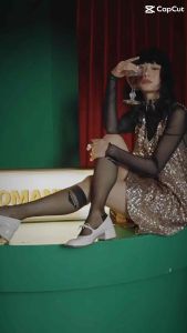 [CÓ SẴN] Giày búp bê lolita mũi tròn quai nơ có dây thun co dãn cao 5 cm phong cách tiểu thư xinh xắn