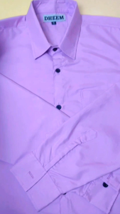 kemeja polos pajang slimfit