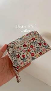 Bestie Wallet กระเป๋าสตางค์ซิปรอบ(ผ้าเคลือบกันน้ำ)