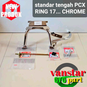 standar tengah PCX 150 RING 17 chrome lengkap