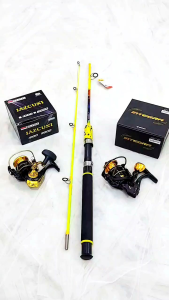 FREE SENAR DAN MATA PANCING Set Joran Spinning Fiber Solid Swan Mandala 180 + Reel Integra / Jazcuxi / set joran spinning fiber solid