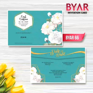 Blangko Undangan Kertas Undangan Pernikahan Byar 66 Harga Termurah Gratis File Setting