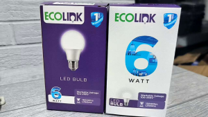 ( PAKET HEMAT ISI 12 PCS ) Ecolink Lampu Bohlam LED Bulb 6W 6 WATT CAHAYA PUTIH 6500K COOL DAYLIGHT Bergaransi 1 Tahun BAGUS KUALITAS TERBAIK
