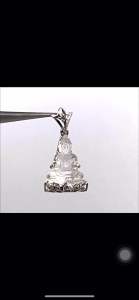 จี้พระพุทธรูปปางสมาธิ เคลียร์ ควอตซ์ (Clear Quartz)#จี้ #จี้พระ #จี้เงิน #พลอย #พลอยแกะสลัก #พลอยแท้ #พลอยหยก #จี้มงคล #