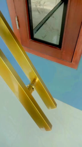 Handle Pintu Rumah Baut Tembus Panjang 100 Cm stainles Hitam