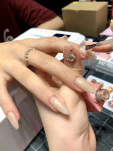 Set sơn gel thạch nhũ Nude Hồng 4 màu Vendeeni ( tặng kèm bảng màu)